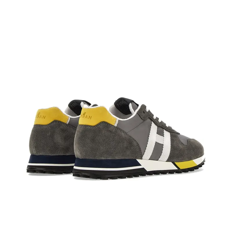 HOGAN Panelled Lace Up Sneakers-3