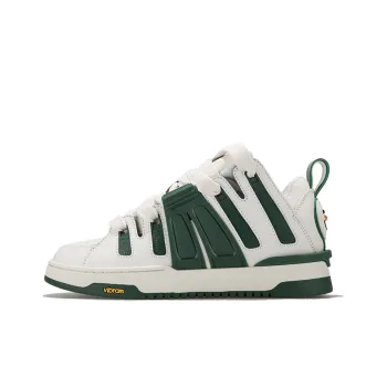 Palladium Pallablast St Chrs W Low Top Skateboard Shoes Women's Marshmallow White Green