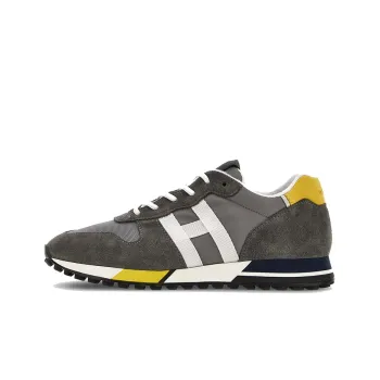 HOGAN Panelled Lace Up Sneakers
