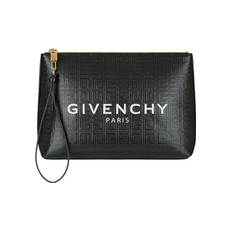 GIVENCHY 4G Cotton Wallet Tubas Women's Black-0