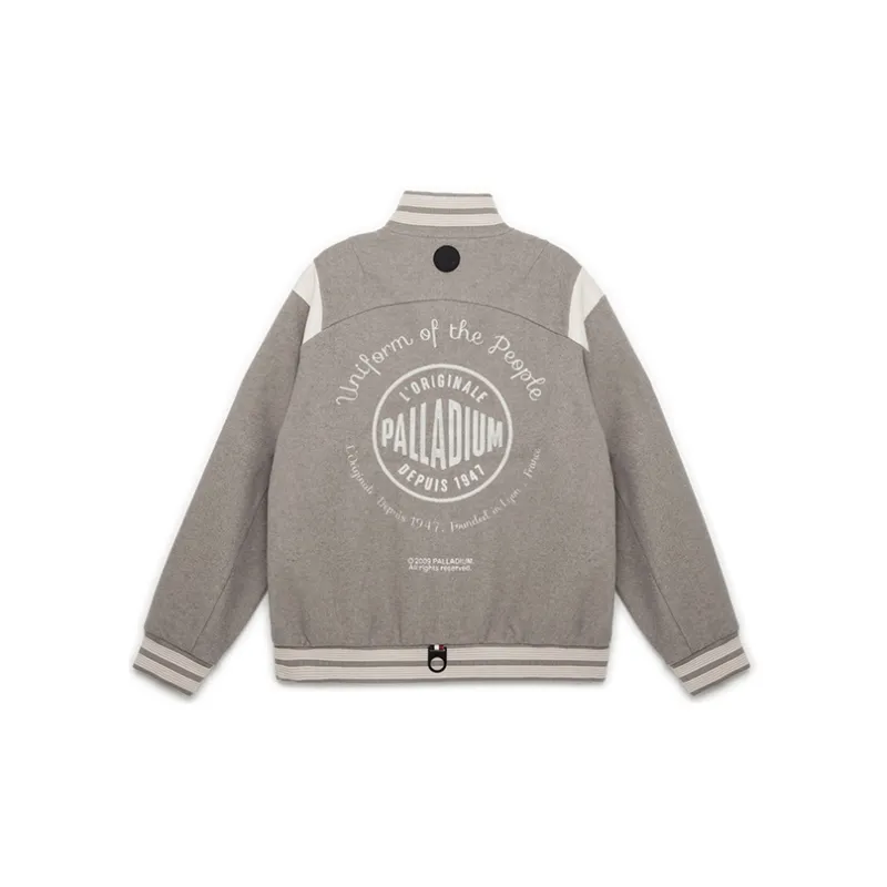 Palladium Baseball Jacket Men's Flint Gray-1