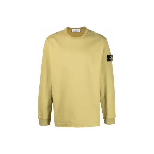 STONE ISLAND T-Shirts Men Yellow