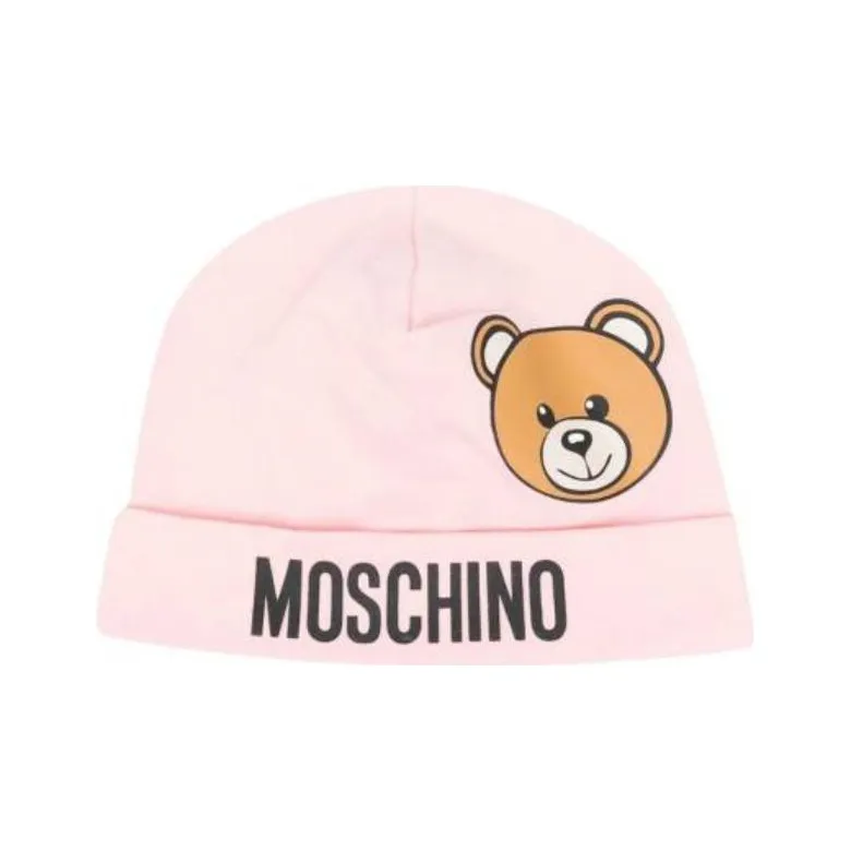 MOSCHINO Kids Teddy print Hat-0