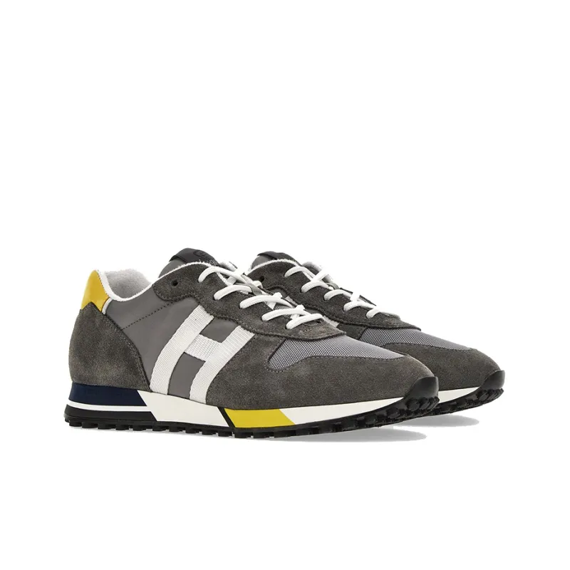 HOGAN Panelled Lace Up Sneakers-1