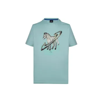 Paul Smith T-Shirts Men Turkey Blue