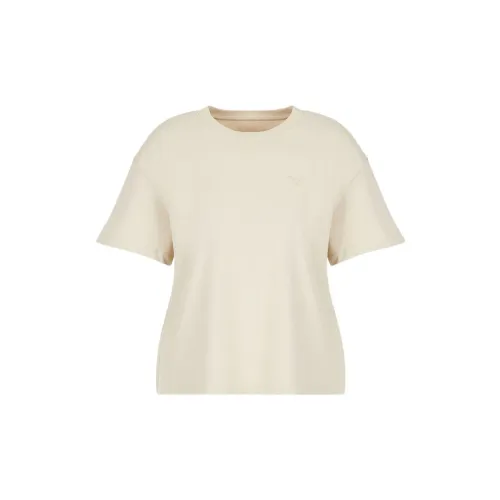 EMPORIO ARMANI Sustainable Collection T-Shirts Women's Pink