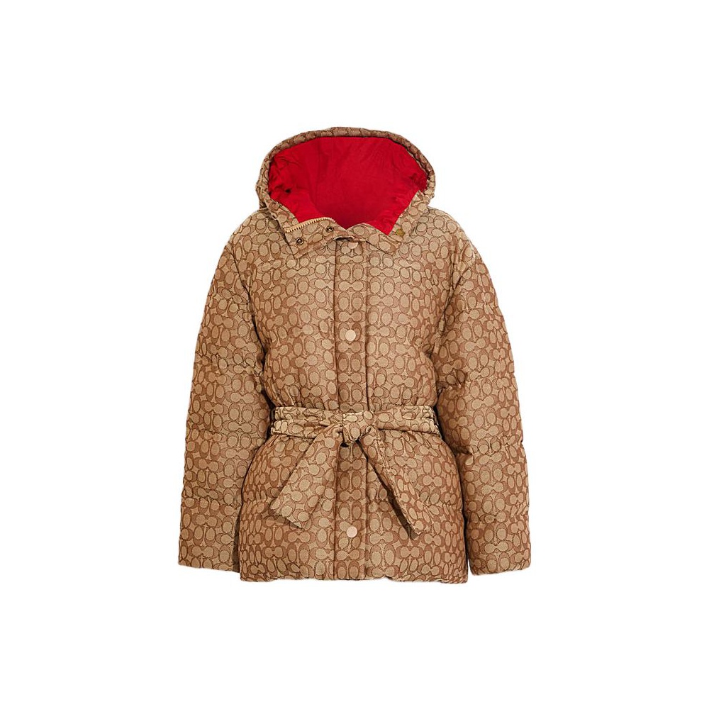 Coach puffer jacket women's online