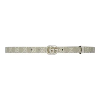 GUCCI GG Marmont Classic Double G Smooth Buckle Fashion Women's Width 2cm