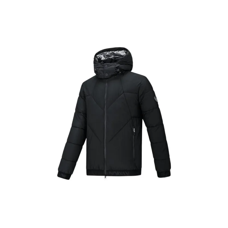 EMPORIO ARMANI Puffer Jacket Men's Black-2