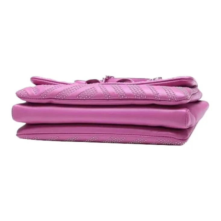 FERRAGAMO Leather Crossbody Bags Shoulder Bags Women's Purple-2