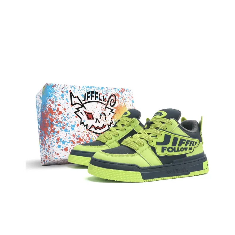 Jifffly Anti Slip And Wear Resistant Height Increasing Low Top Skateboard Shoes Unisex-0