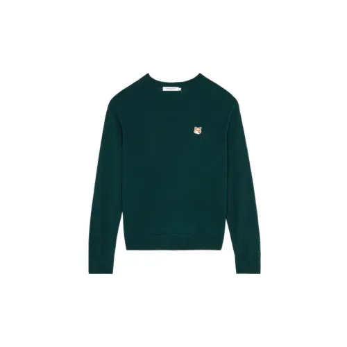 Maison Kitsune Back To Series Sweatshirts Men Green