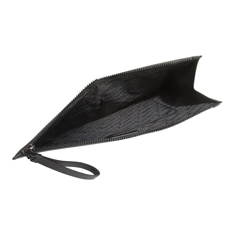 BALLY BOLLIS TPU Wrist Bag Clutch Men's Black-4