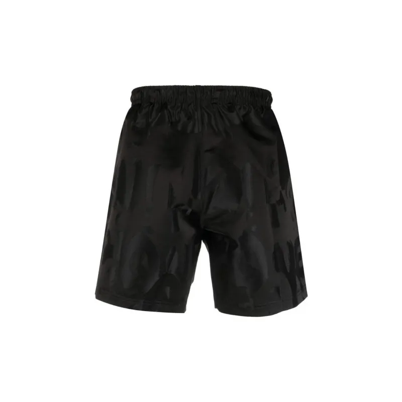 Alexander McQueen All Over Logo Jacquard Swim Short-1