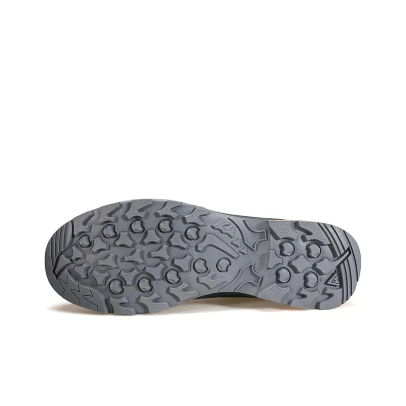 HUMTTO Shock Absorbers With Slip Resistant And Abrasion Resistant Properties High Top Hiking Shoes Men's Black Gray-4