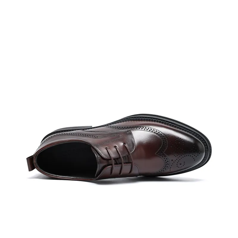 C°BANNER Dress Shoes Men Low-Top Brown-3