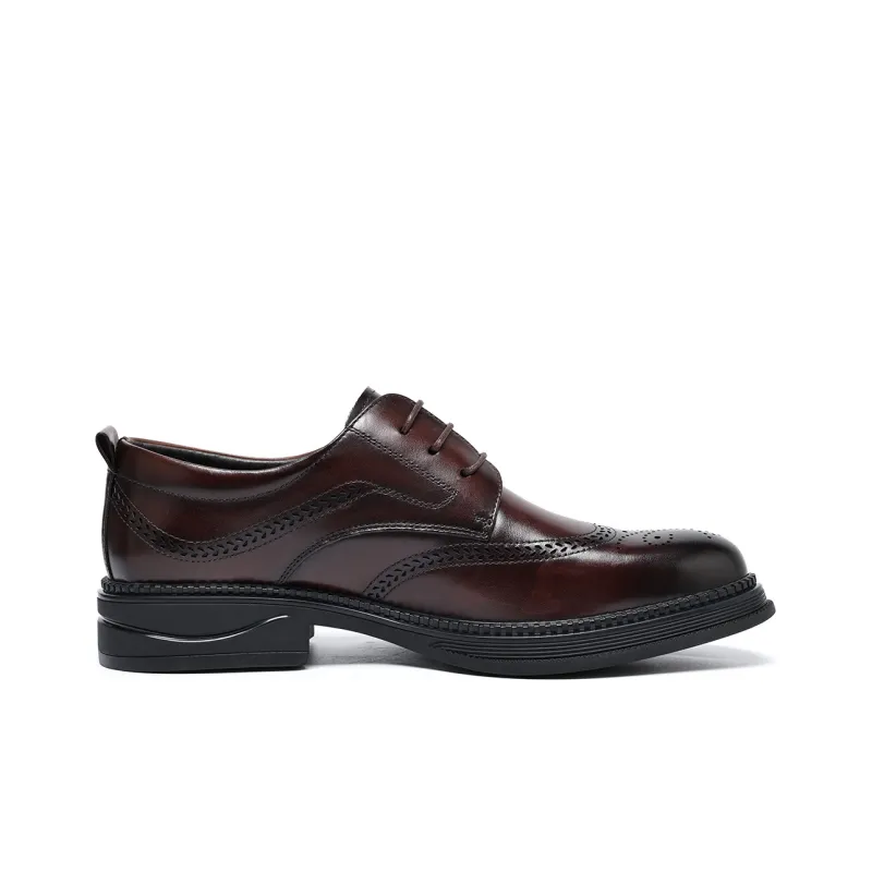 C°BANNER Dress Shoes Men Low-Top Brown-1