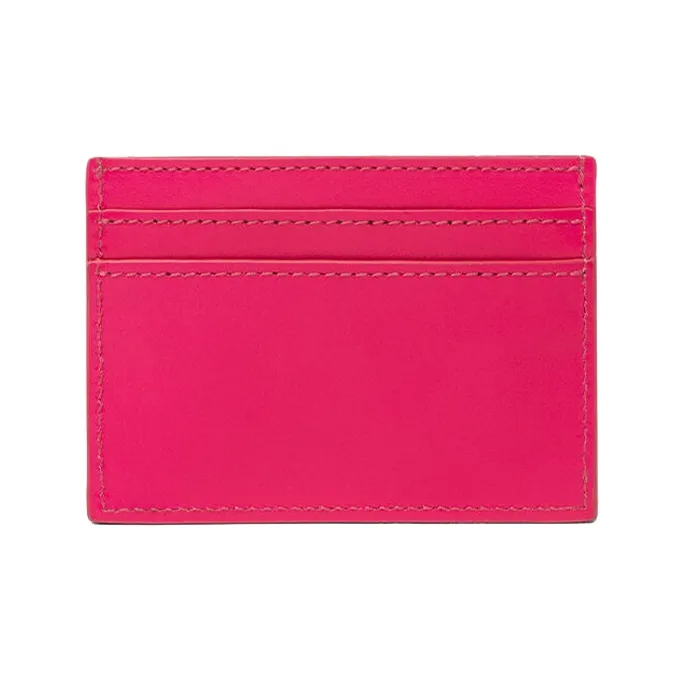 FANSIZHE Greca Goddess Cow Leather Wallet Card Holder Card Holder Women's Pink-1