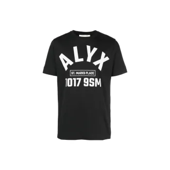 1017 ALYX 9SM Techno Logo print T shirt