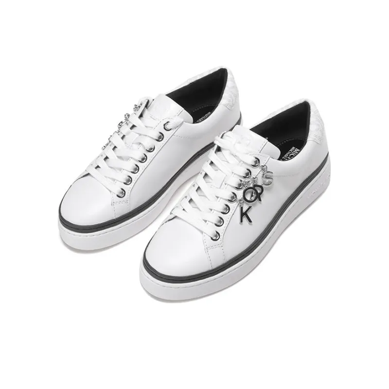Michael Michael Kors Logo-charm Leather Sneakers-2