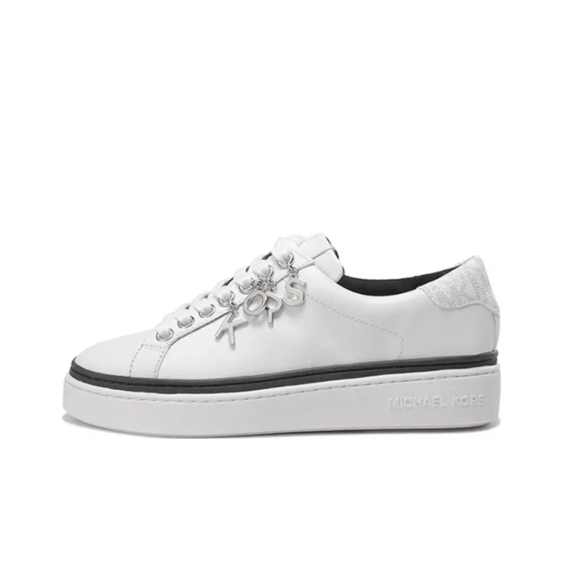 Michael Michael Kors Logo-charm Leather Sneakers-0