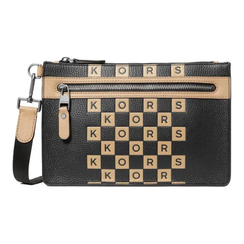 MICHAEL KORS Shoulder Bag Crossbody Bag Small Size Men's Black/Camel
