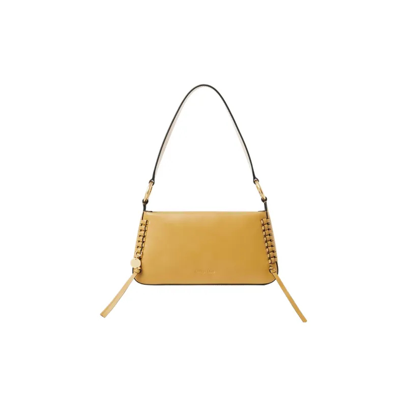 See By Chloe Tilda Smooth Cow Leather Baguette Bag Handbag Shoulder Bag Women's Sunlight Khaki-0