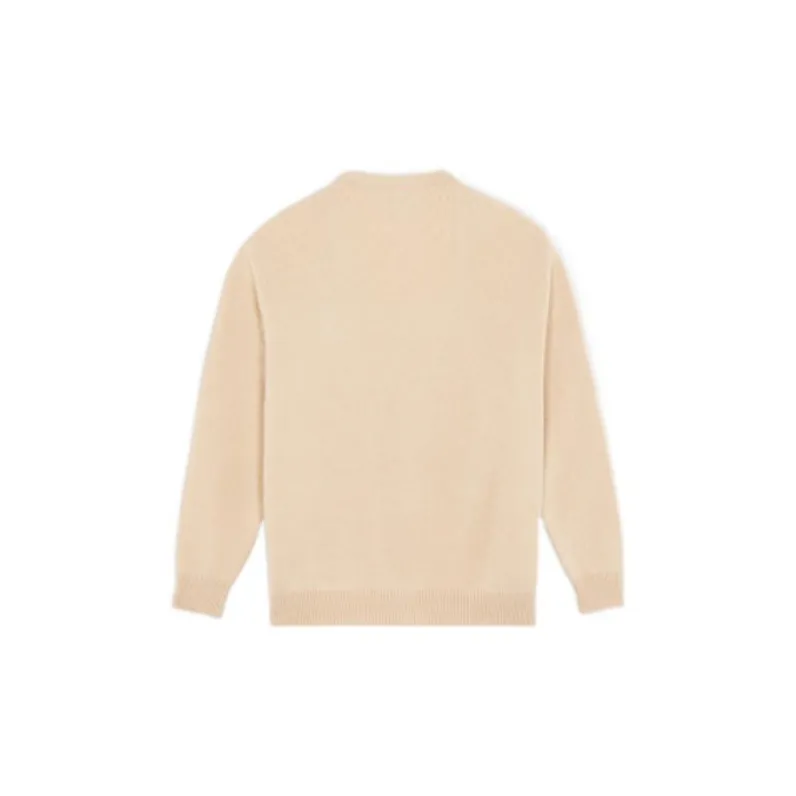 Maison Kitsune Fox Head Patch Wool Cardigan-1