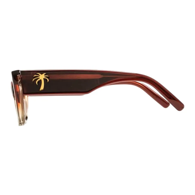 PALM ANGELS Hermosa Squared Frame Sunglasses-2