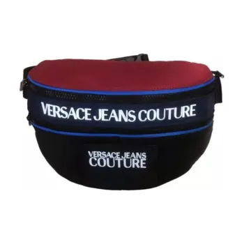 VERSACE JEANS COUTURE Polyester Sling Bag Fanny Pack Men's Black