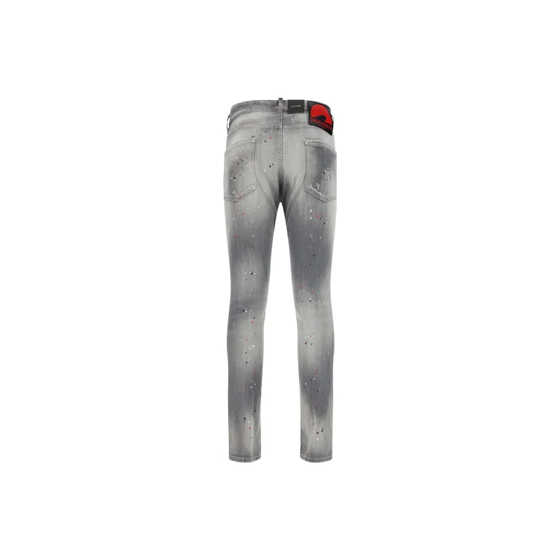 DSQUARED2 Paint splatter Detail Slim Jeans-1