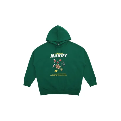 Nerdy Sweatshirts Unisex Green