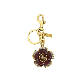 COACH Metal And Resin Bag Charm Bag Merch Women's Brown/Gold