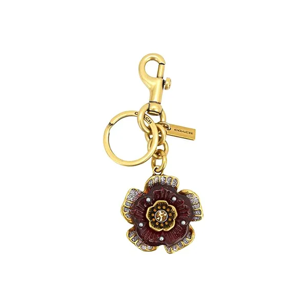 COACH Metal And Resin Bag Charm Bag Merch Women's Brown/Gold-0