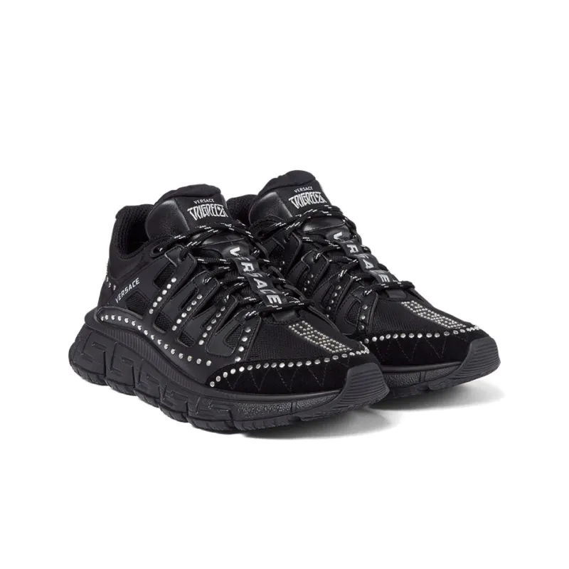 VERSACE La Greca Black Silver-2