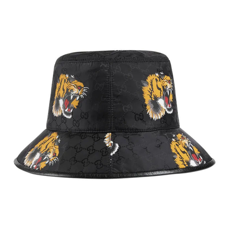 GUCCI Gg Tiger Print Bucket Hat-2