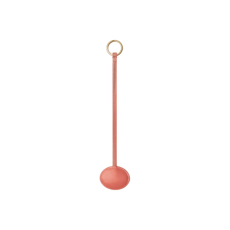 CELINE Triomphe Shiny Calfskin Pendant Bag Accessories Women's Pink-2