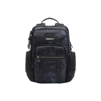 TUMI Alpha Bravo Polyester Travel Bags Backpack Regular Men's Blue