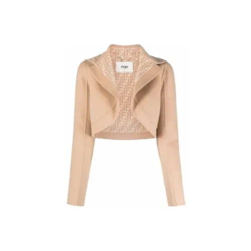 FENDI Cropped Coats Women's Pink