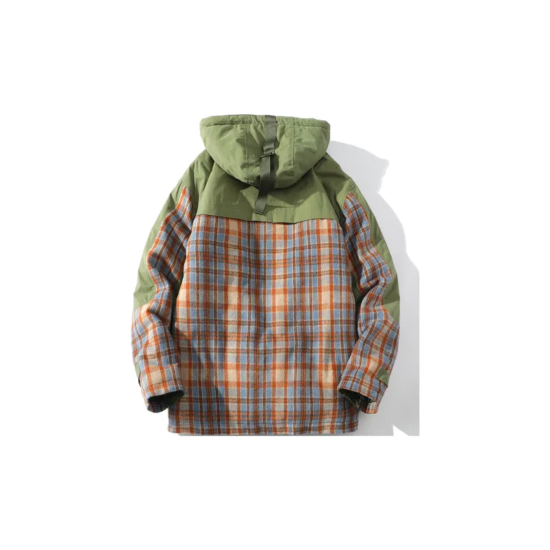 A SQUARE ROOT Puffer Jacket Coat Unisex Army Green-1