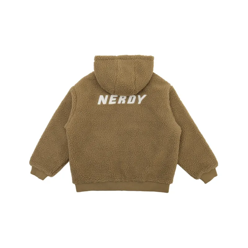 Nerdy Puffer Jackets Unisex Camel-1