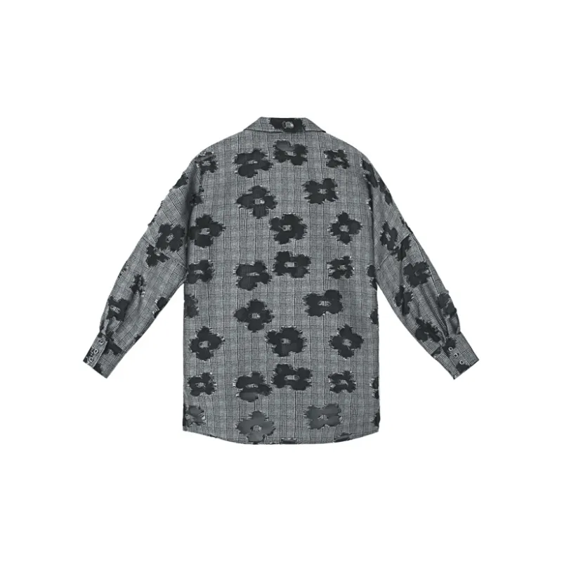 VALLEYOUTH Shirt Unisex Black Plaid-7