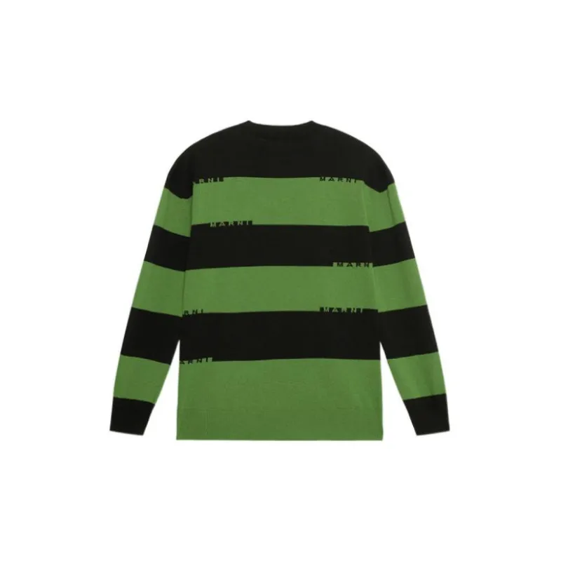 MARNI Sweaters Men Black Green-1