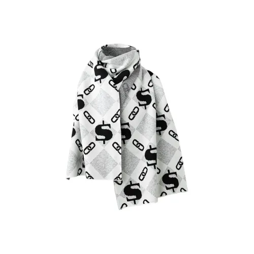 SPRAYGROUND Knit Scarves Unisex Gray