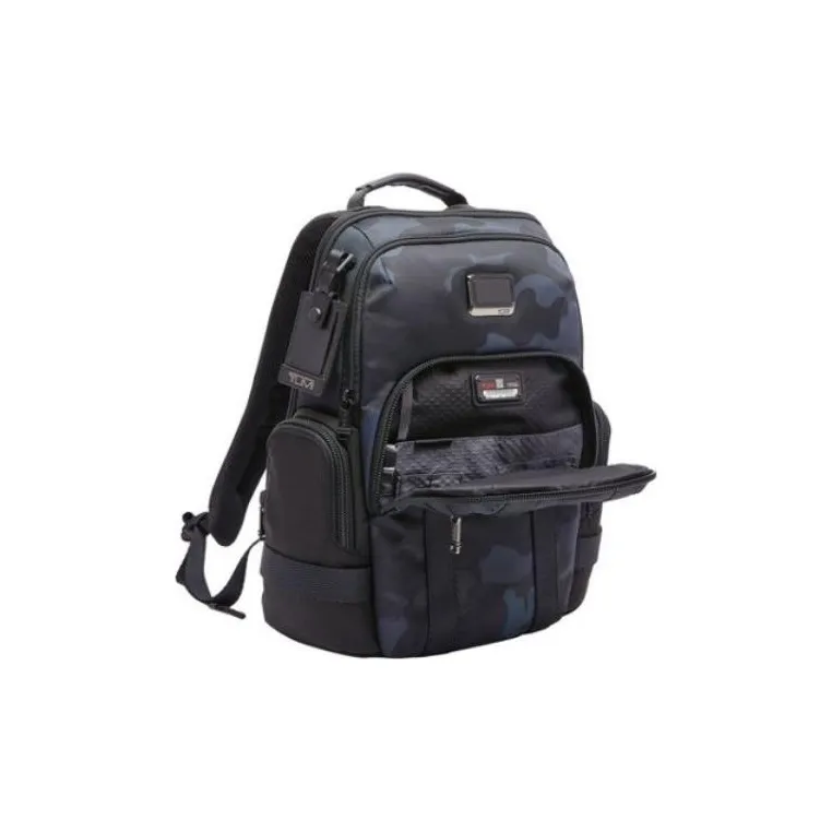 TUMI Alpha Bravo Polyester Travel Bags Backpack Regular Men's Blue-1