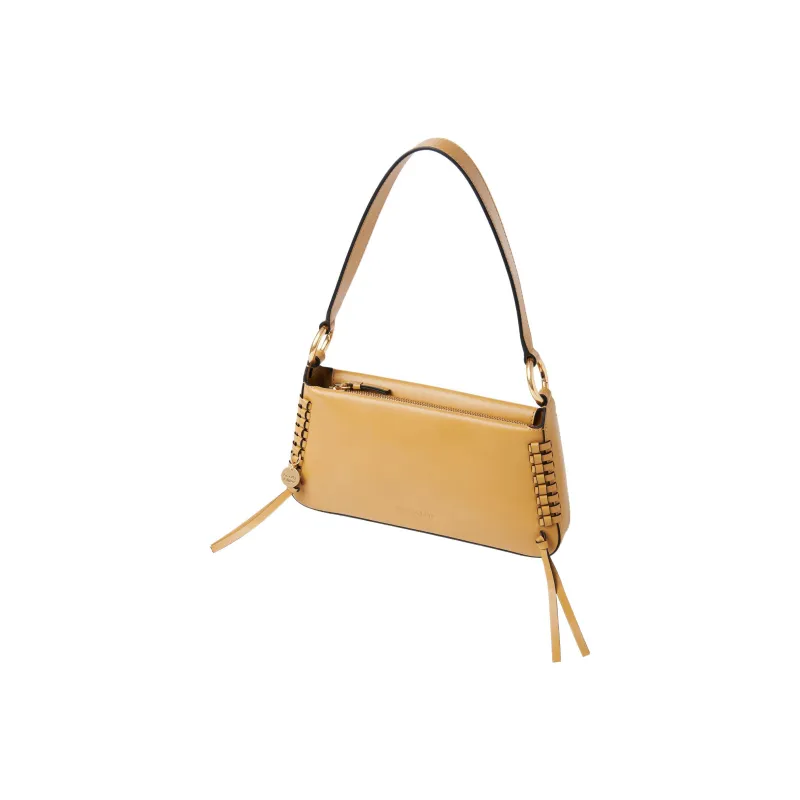 See By Chloe Tilda Smooth Cow Leather Baguette Bag Handbag Shoulder Bag Women's Sunlight Khaki-2
