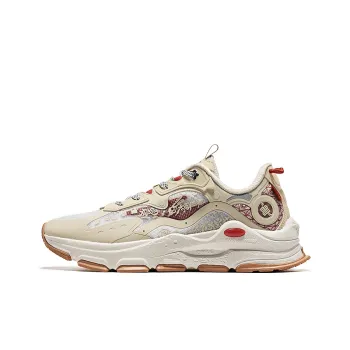 Erke Anti Slip Wear Resistant Low Top Running Shoes Men's Warm Linen Casual Sports