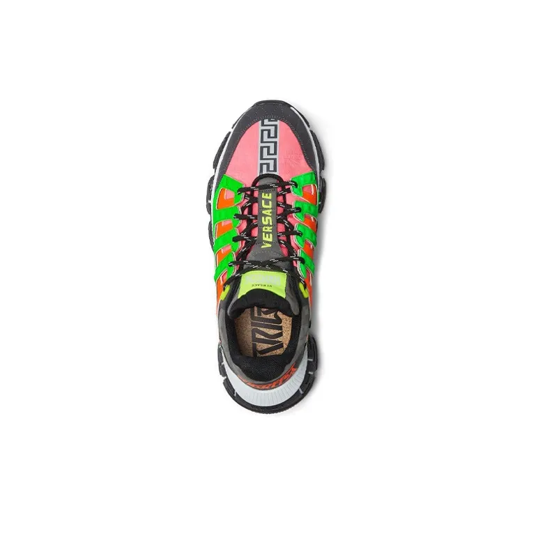 VERSACE Trigreca Panelled Sneakers-4