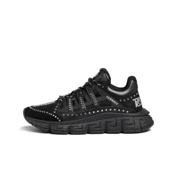 VERSACE La Greca Black Silver