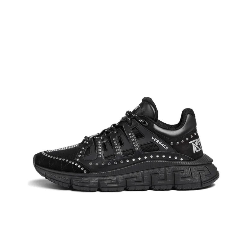 VERSACE La Greca Black Silver-0